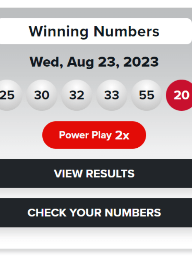 Winning Powerball Numbers for Wednesday, Aug 23, 2023: Jackpot at $313M