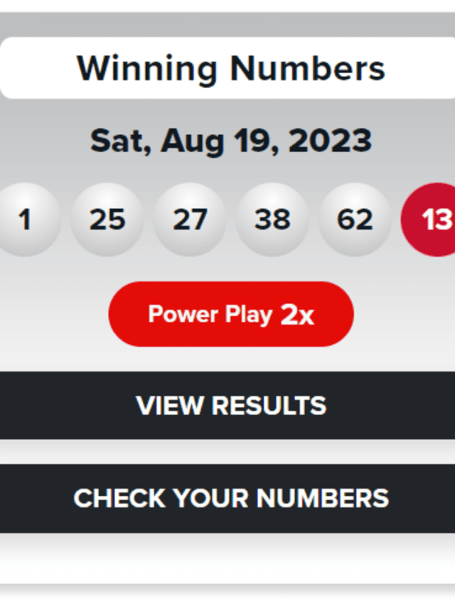 Winning Powerball Numbers for Saturday, Aug 19, 2023: Jackpot at $264M