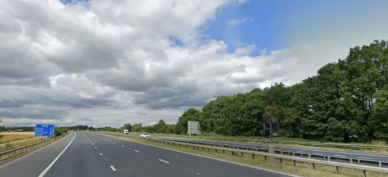 M62 Motorway Closure in East Yorkshire Due to Skip Falling off Lorry