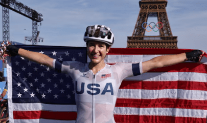 Kristen Faulkner Clinches Gold in Chaotic Olympic Road Race